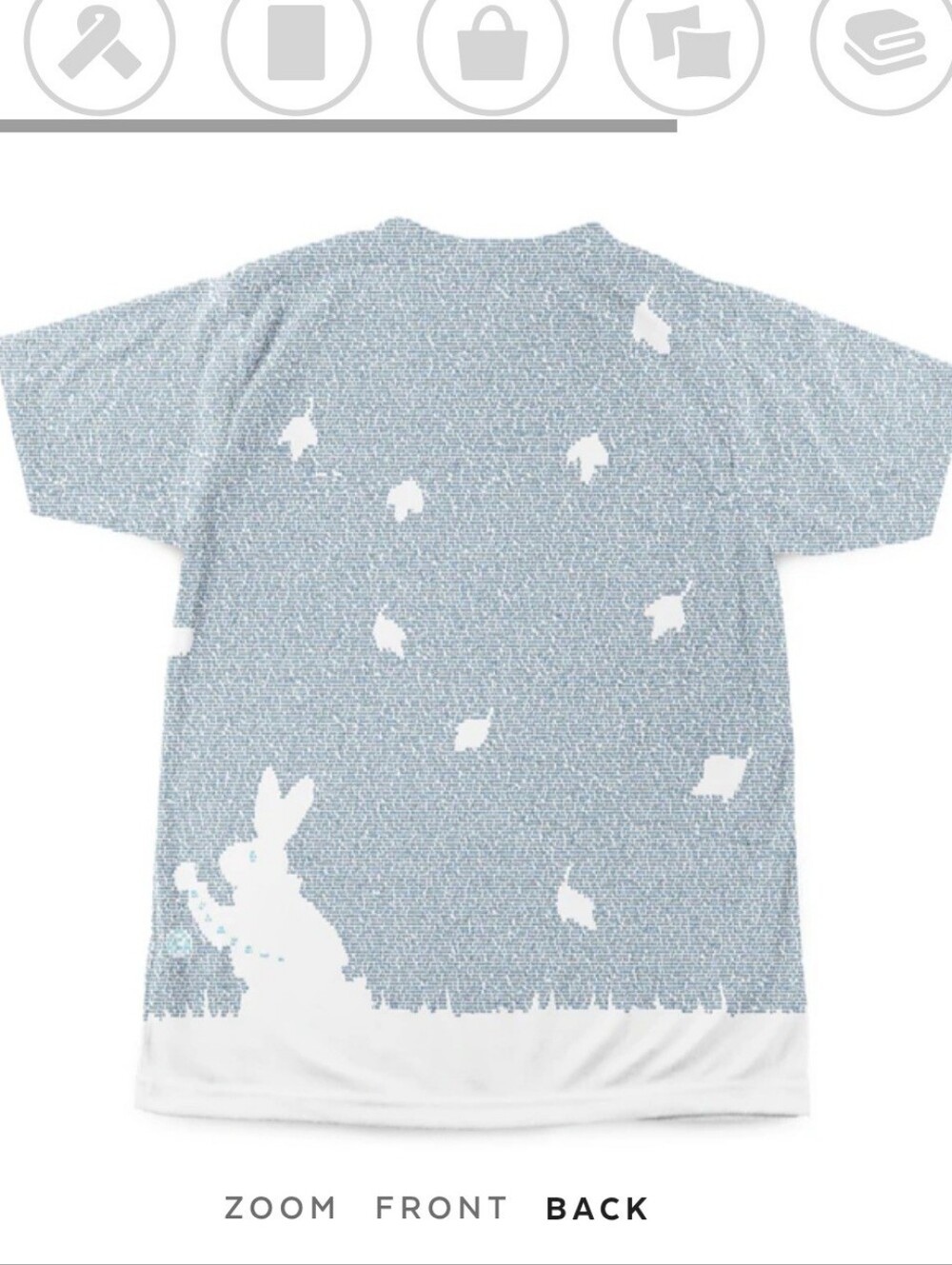 Alice In Wonderland LITHOGRAHS v-neck Graphic Tee Story Print Med. Original - Picture 5 of 8